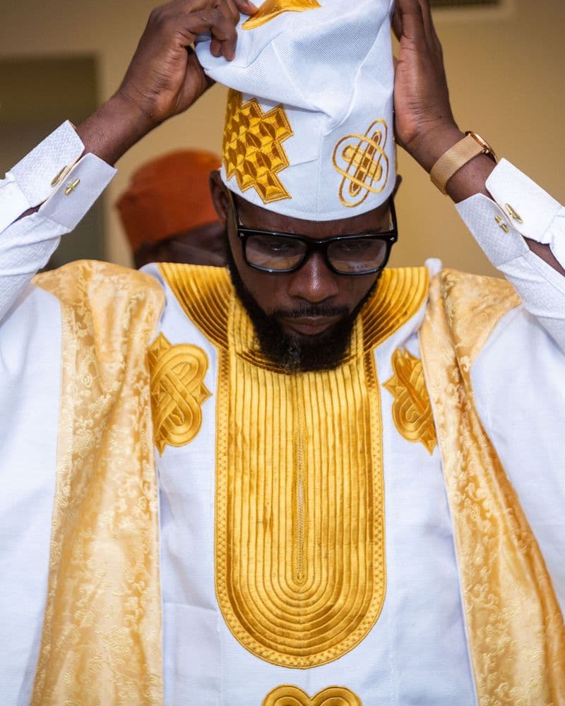 Grand boubou sur mesure cousu par un tailleur JALOFA
